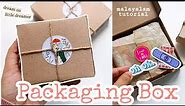 Handmade Packaging Box for Small Business | Diy Vintage Packaging Box | Diy Gift Box | Art Gossips