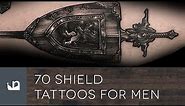70 Shield Tattoos For Men