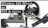 Xbox 360 Wireless Wheel on Xbox Series X & PS5 Using Wireless Racing Wheel with Drive Hub