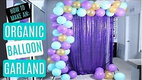 How to Make an Organic Balloon Garland Backdrop in 2023 | Beginner & DIY Friendly