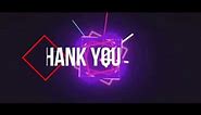 Thank You Video Effect