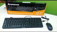 Unboxing & Testing Lenovo Keyboard & Mouse (Lenovo KM4802)