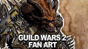 Guild Wars 2 Rytlock Brimstone Fan Art by LethalChris1