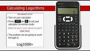How to Use Logarithms on a Sharp Scientific Calculator