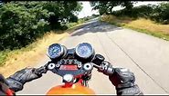 Moto Morini 350 Sport ride out and flyby