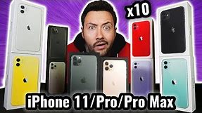 J'ai acheté 10 iPhone 11 / Pro / Pro Max ! (toutes les couleurs)