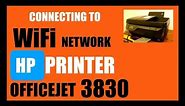 How to Connect HP OfficeJet 3830 All-In-One To Wireless / WiFi Network, review.