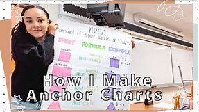 ANCHOR CHART TUTORIAL | Make An Anchor Chart With Me