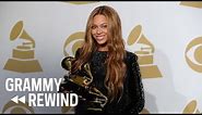 Watch Beyoncé Graciously Win A GRAMMY For "Drunk In Love" In 2015 | GRAMMY Rewind