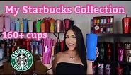 MY UPDATED STARBUCKS CUP COLLECTION 2022 ** OVER 160+ CUPS**