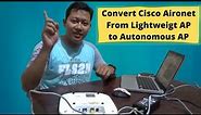 Convert Cisco Aironet 1602i From Lightweight AP to Autonomous AP - COMPLETE
