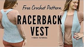 How to Crochet a Racerback Vest with Cotton Yarn