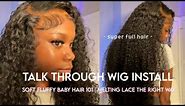 Detailed Side Part 30'' Curly Wig Install With Fluffy Baby Hair (Talk Through) | Alipearl Hair