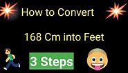 168 Cm into Feet||168 Cm in Feet||How to Convert 168 Cm to Feet