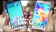 LG G3 vs Samsung Galaxy S5 - Quick Look