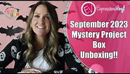 September 2023 Mystery Project Box - UNBOXING!