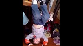 Autistic Child Hanging Upside Down and Flipping