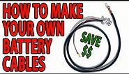 ⭐️ HOW TO BUILD CUSTOM BATTERY CABLE 🔧 CHEAP & EASY BATTERY CABLES IN LESS THAN 10 MINUTES