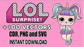 Unleash Your Creativity with +100 High-Quality LOL Surprise Vector Art Files in CDR, PNG, and SVG
