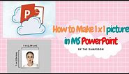 How to Make 1x1 Picture Size in Microsoft PowerPoint