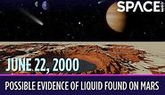 OTD in Space – June 22: Possible Evidence of Liquid Found on Mars