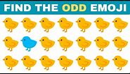 Find The Odd Emoji Out | Emoji Safari: Spotting the Wild Odd One Out!