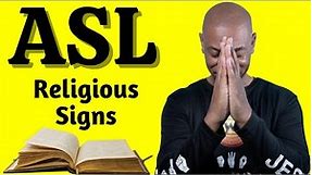 ASL: 20+ Religious Signs (Part 1) / Sign Language / Religion / God