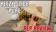 YEEZY SLIDE PURE REPS REVIEW