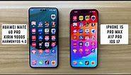 iPhone 15 Pro Max vs Huawei Mate 60 Pro | SPEED TEST
