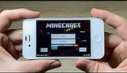 Playing Minecraft Pocket Edition on 12 years old iPhone 4S - 2022