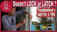 How to Fix Sliding Glass Door Lock | Pella Patio Door Wont Latch