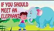 If You Should Meet An Elephant | Nursery Rhyme In English