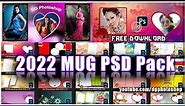 2022 MUG PSD Pack Mug Design Template