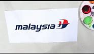 How to draw the Malaysian Airlines logo @Malaysian Airlines