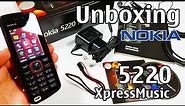 Nokia 5220 XpressMusic Unboxing 4K with all original accessories RM-411 review