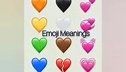 Heart Emoji & Meanings of Usage #tiktokmalaysia #fyp #emoji | pink heart emoji meaning