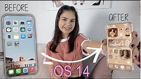 Customizing iPhone Home Screen with iOS 14 + New Features | Grace's Room