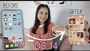 Customizing iPhone Home Screen with iOS 14 + New Features | Grace's Room