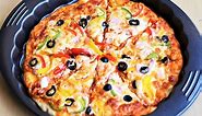 Homemade Vegetarian Pizza Recipe | Veg Pizza | Vegetable pizza Recipe