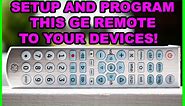 Setup and Program GE 6 Device Remote to [ANY Device!]