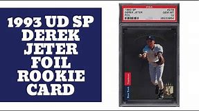 1993 Upper Deck SP Derek Jeter Foil Rookie Profile