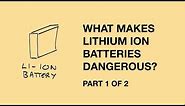 Lithium-ion battery risks - part 1 | Andrew Maynard | Risk Bites