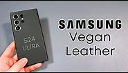 Hands On With The New Vegan Leather Case from Samsung for S24 Ultra!