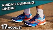 ADIDAS Running Lineup 2022. 17 models Review and Comparison.