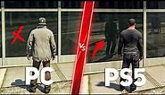 GTA 5 Next Gen Ray Tracing Update PS5 VS PC - Direct Comparison! Attention to Detail & Graphics! 4K