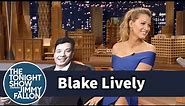 Jimmy Gives Blake Lively a Life-Size Cutout of Himself