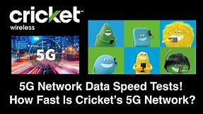 Cricket Wireless 5G Network Data Speed Tests! - How Fast Is The Cricket 5G Network?