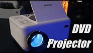 Fangor HD Bluetooth Projector with Built in DVD Player