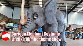 Cartoon Elephant Costume - Lifelike Dumbo Suit