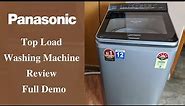 Panasonic Top Load Fully Automatic Washing Machine - Review and Demo
